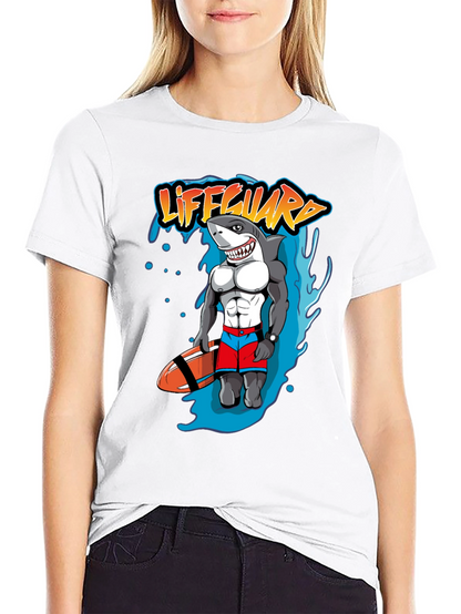 Lifeguard Shark Graphic Tee