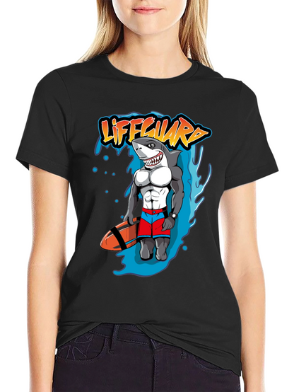 Lifeguard Shark Graphic Tee