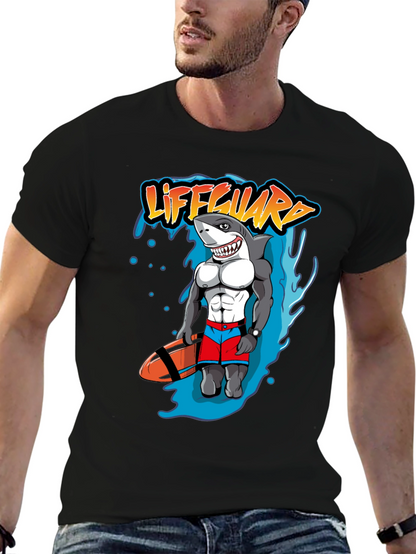 Lifeguard Shark Graphic Tee
