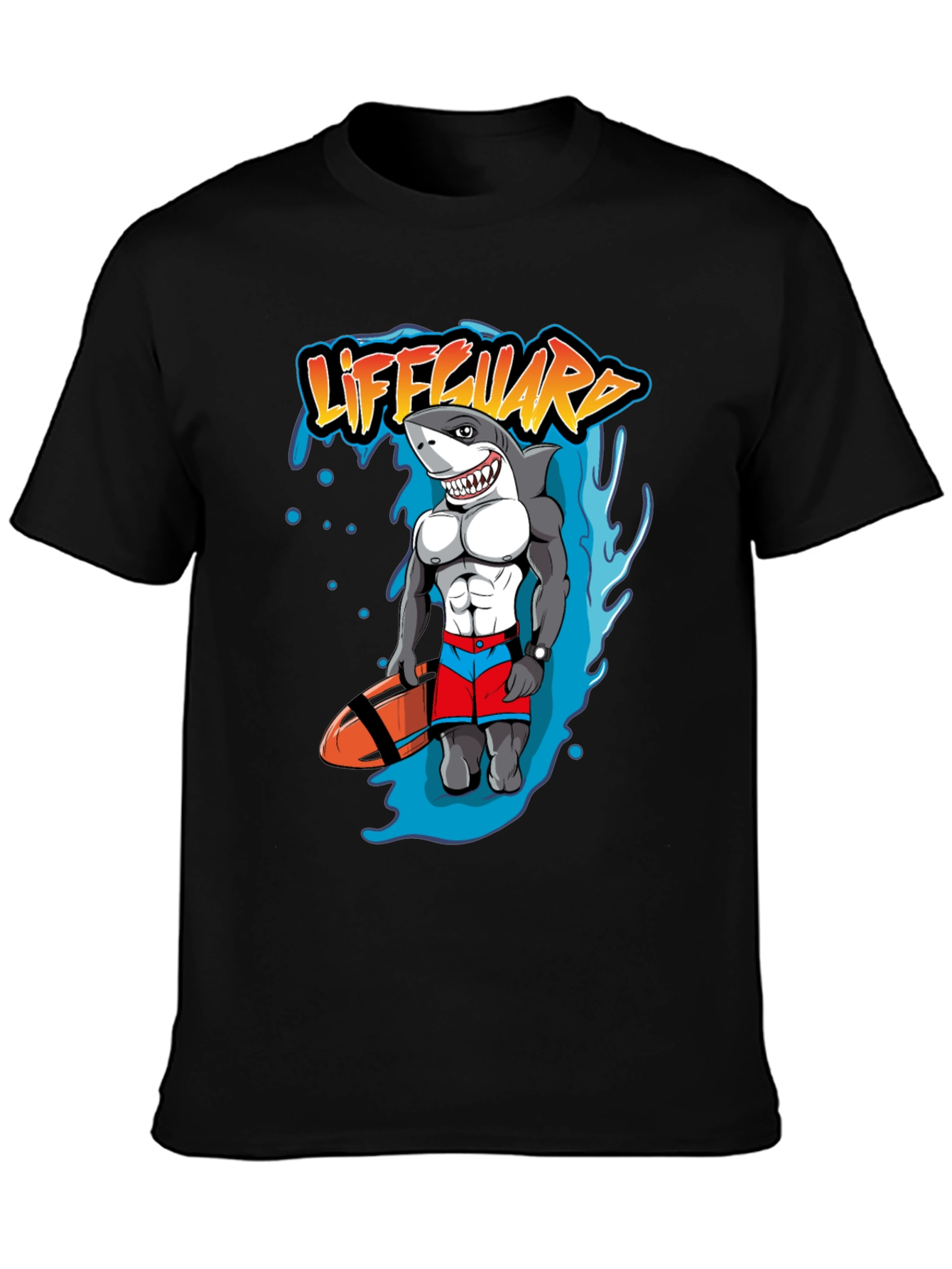 Lifeguard Shark Graphic Tee