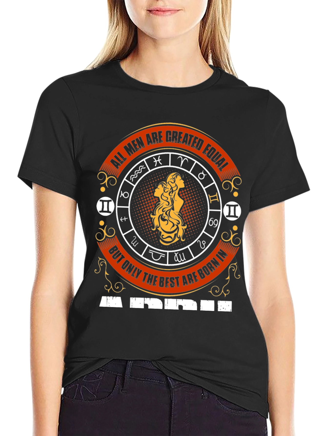 Gemini Zodiac T-Shirt - All Men Are Created Equal