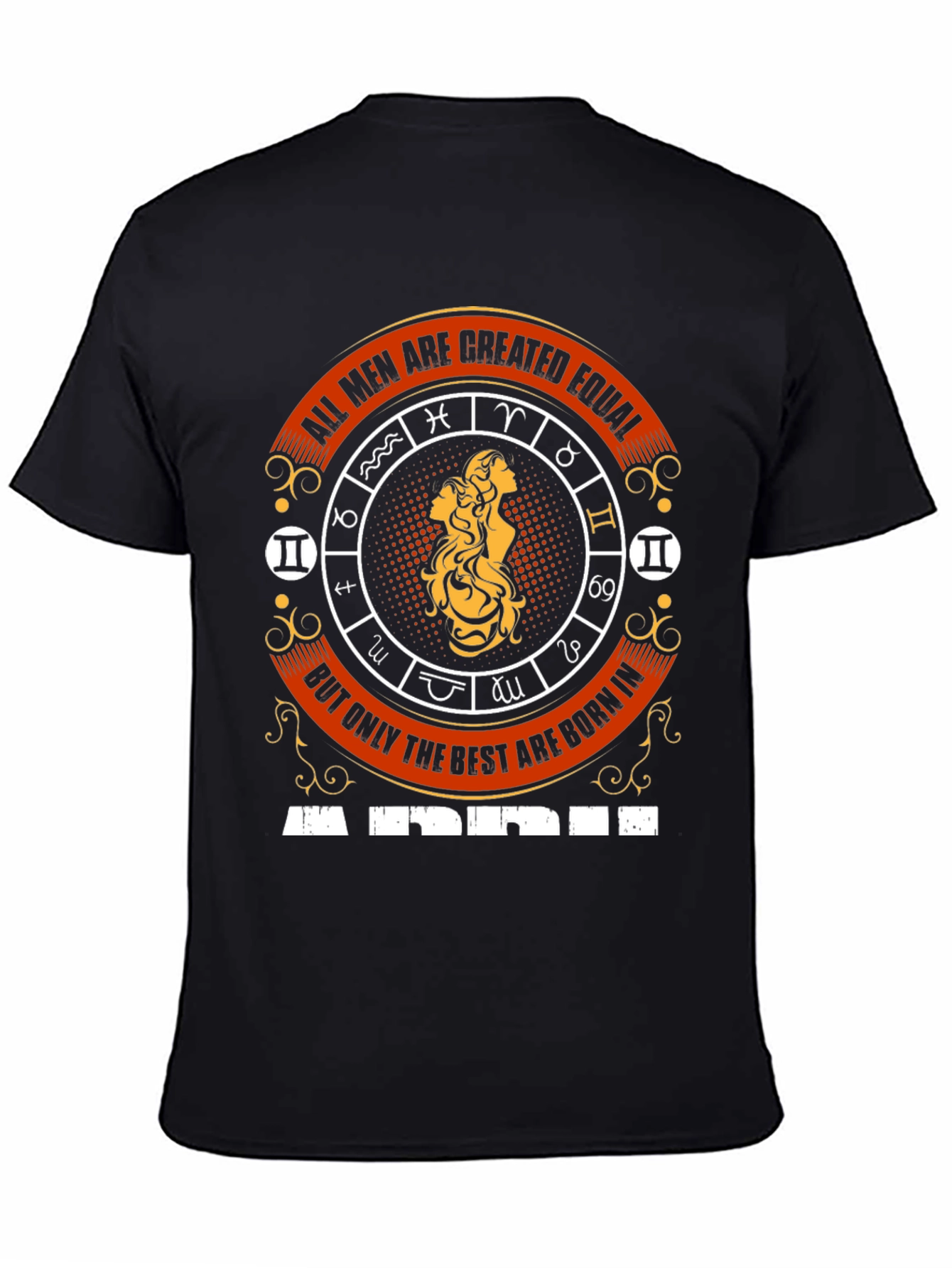 Gemini Zodiac T-Shirt - All Men Are Created Equal