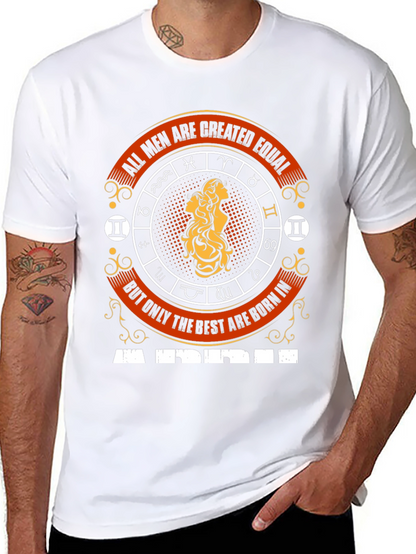 Gemini Zodiac T-Shirt - All Men Are Created Equal