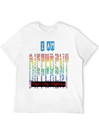 I Am Different Rainbow Graphic T-Shirt