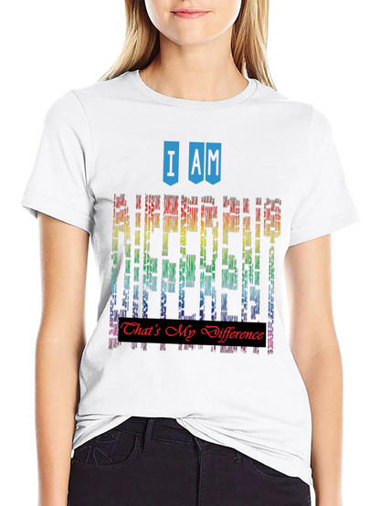 I Am Different Rainbow Graphic T-Shirt