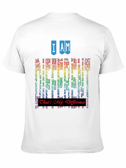 I Am Different Rainbow Graphic T-Shirt