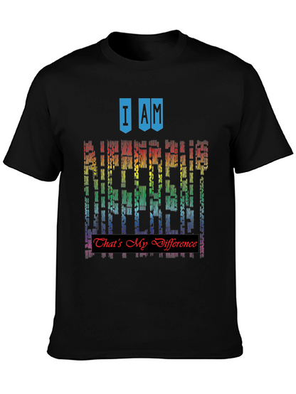 I Am Different Rainbow Graphic T-Shirt