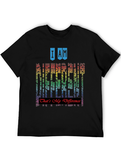 I Am Different Rainbow Graphic T-Shirt
