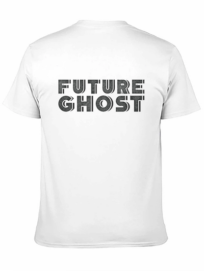 Future Ghost Graphic Tee - Black Cotton T-Shirt
