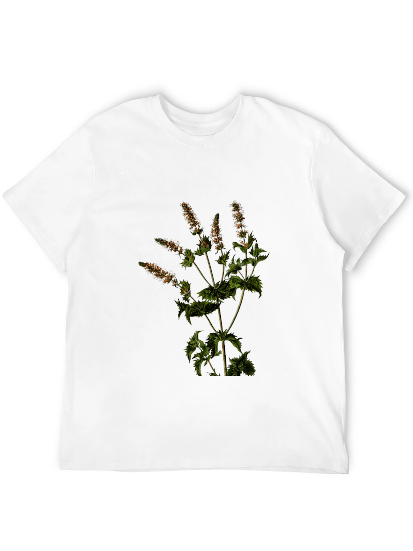 Botanical Print T-Shirt - Nature Inspired Tee