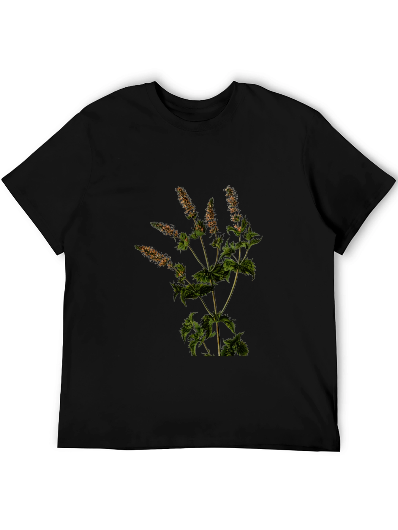 Botanical Print T-Shirt - Nature Inspired Tee