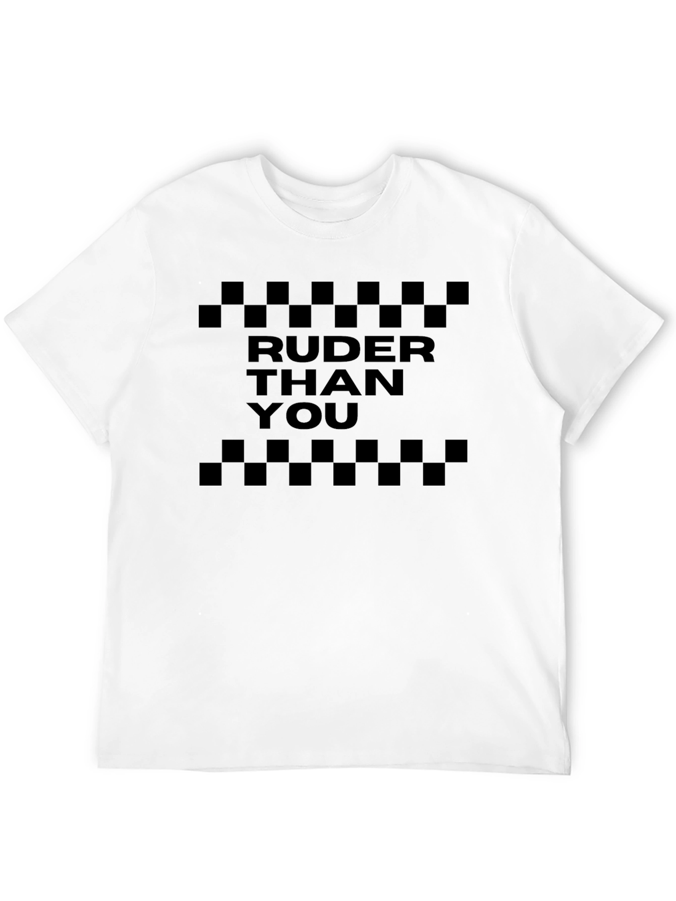 Ruder Than You Graphic Tee - Black