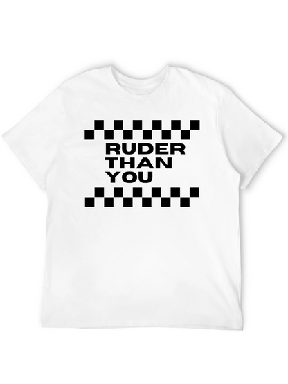 Ruder Than You Graphic Tee - Black