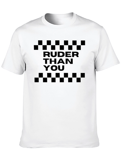 Ruder Than You Graphic Tee - Black