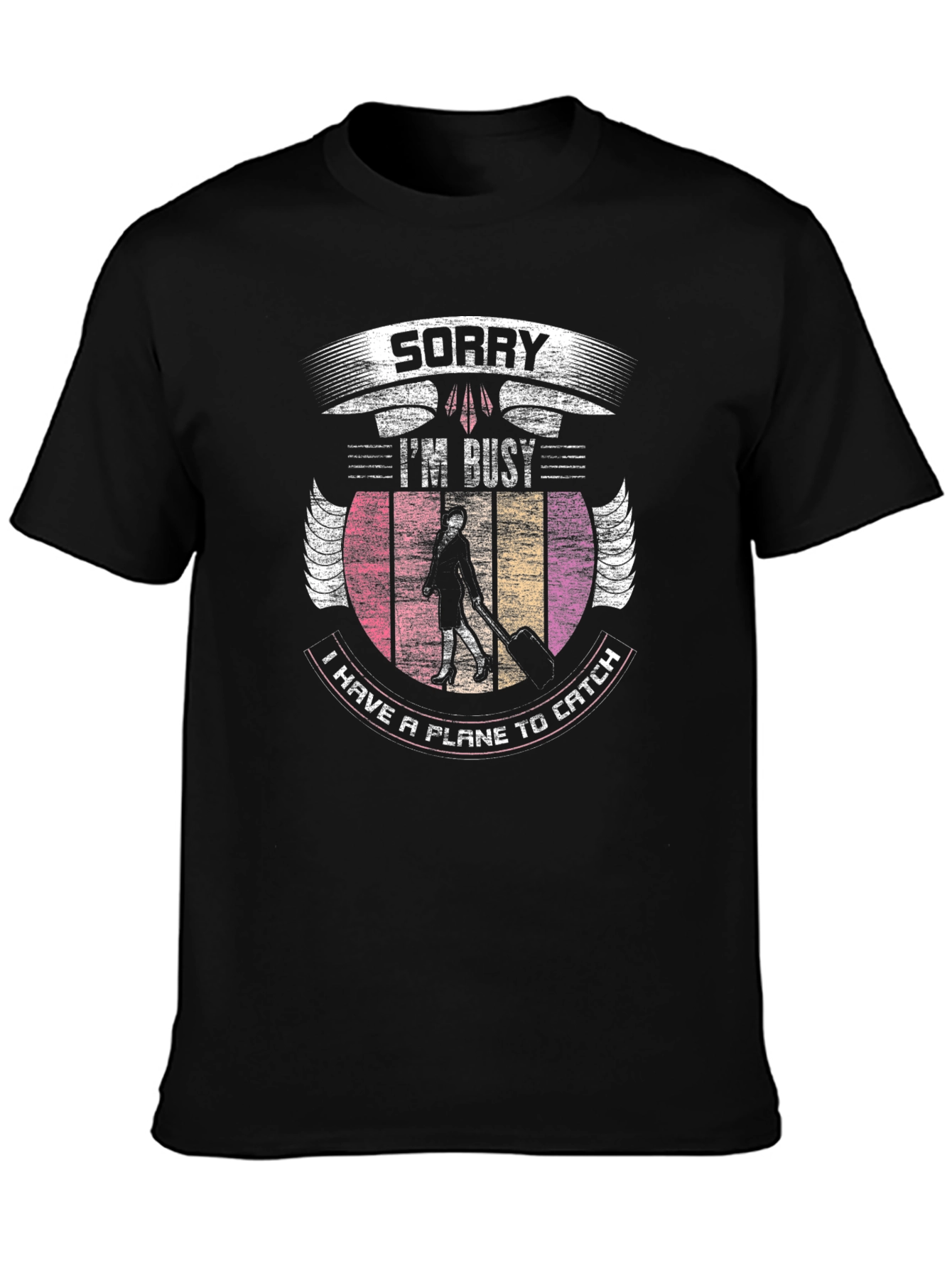 Sorry Im Busy T-Shirt - Aviation Travel Tee