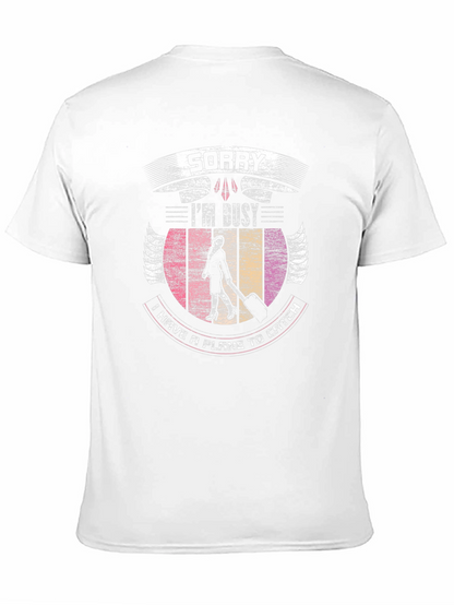 Sorry Im Busy T-Shirt - Aviation Travel Tee