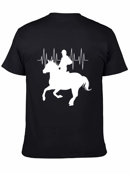 Equestrian Heartbeat Graphic Tee