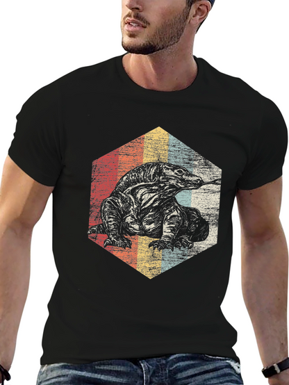 Retro Komodo Dragon Graphic Tee