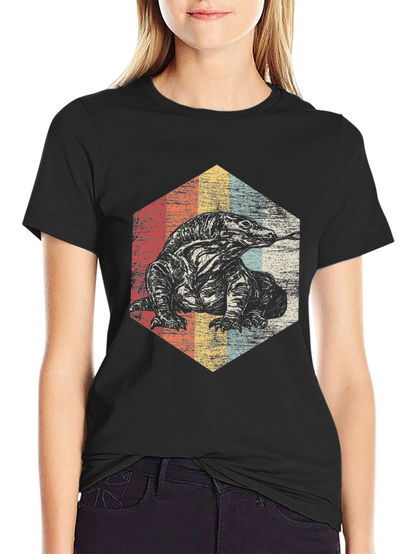Retro Komodo Dragon Graphic Tee
