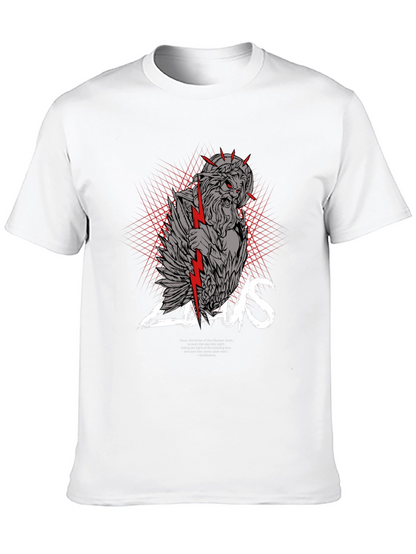 Zeus Graphic Print Black T-Shirt