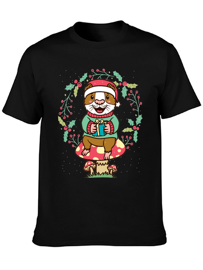 Festive Guinea Pig Christmas T-Shirt