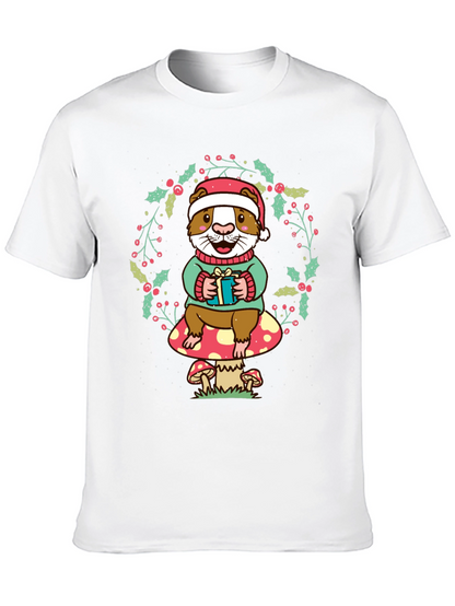 Festive Guinea Pig Christmas T-Shirt