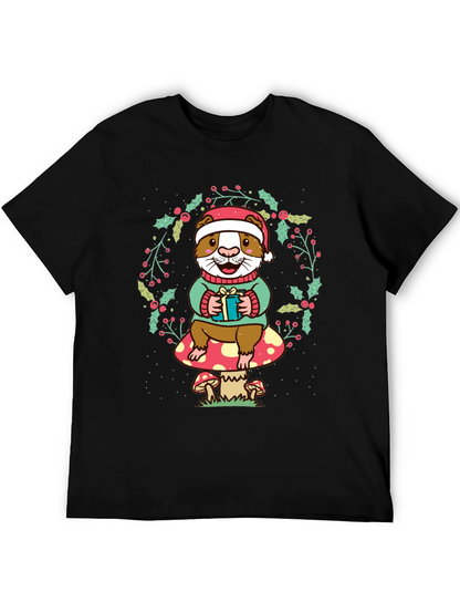 Festive Guinea Pig Christmas T-Shirt