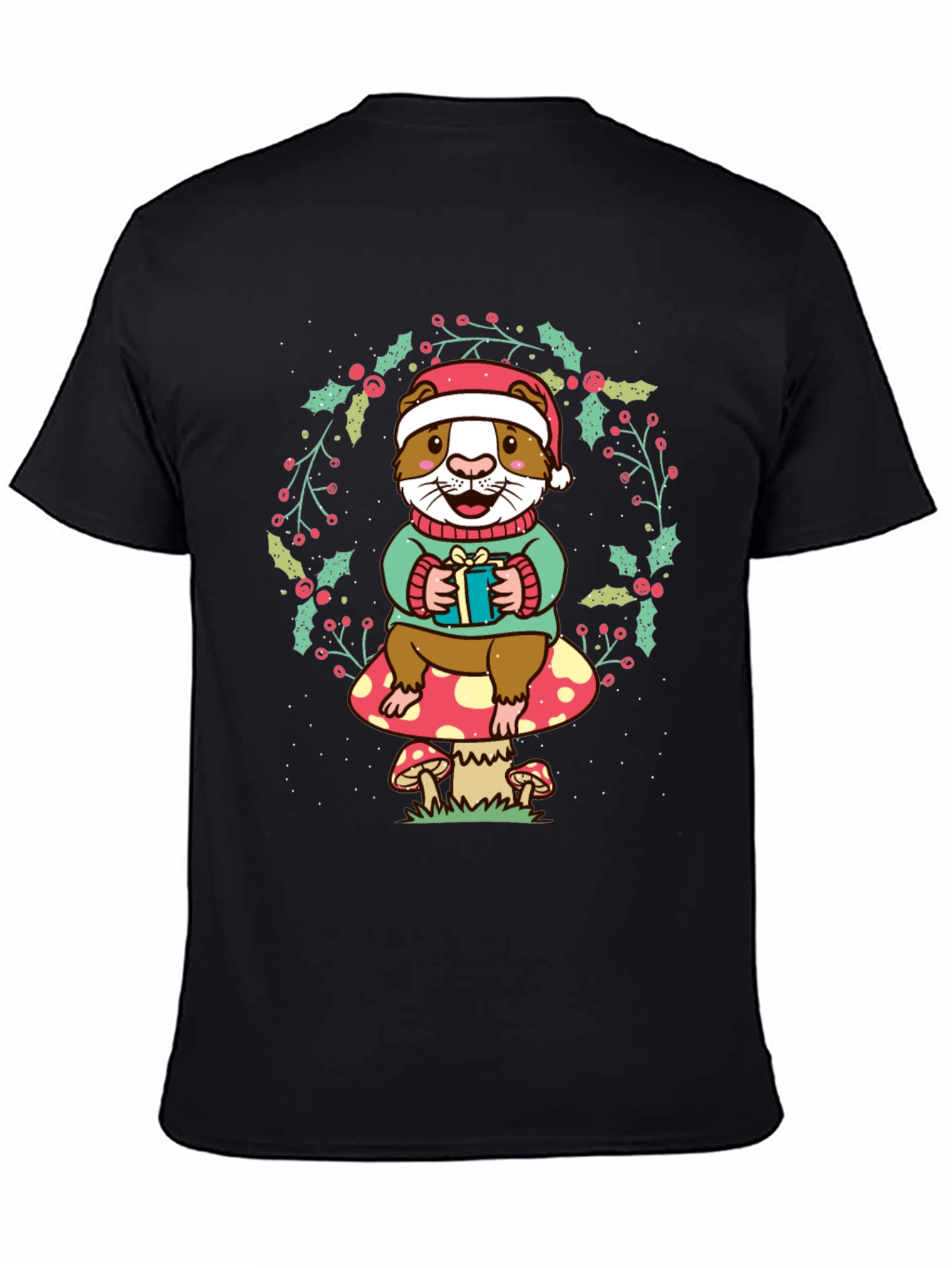 Festive Guinea Pig Christmas T-Shirt