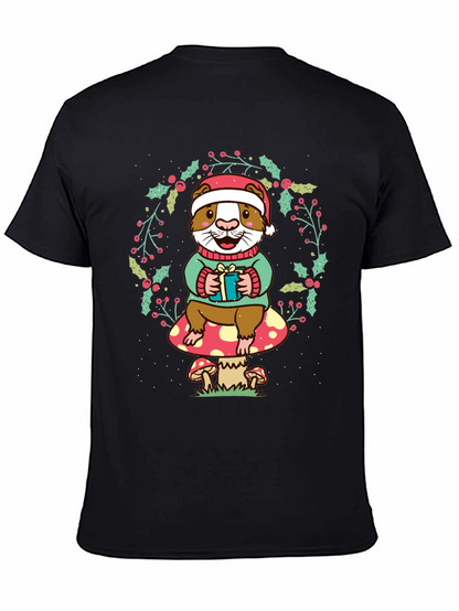 Festive Guinea Pig Christmas T-Shirt