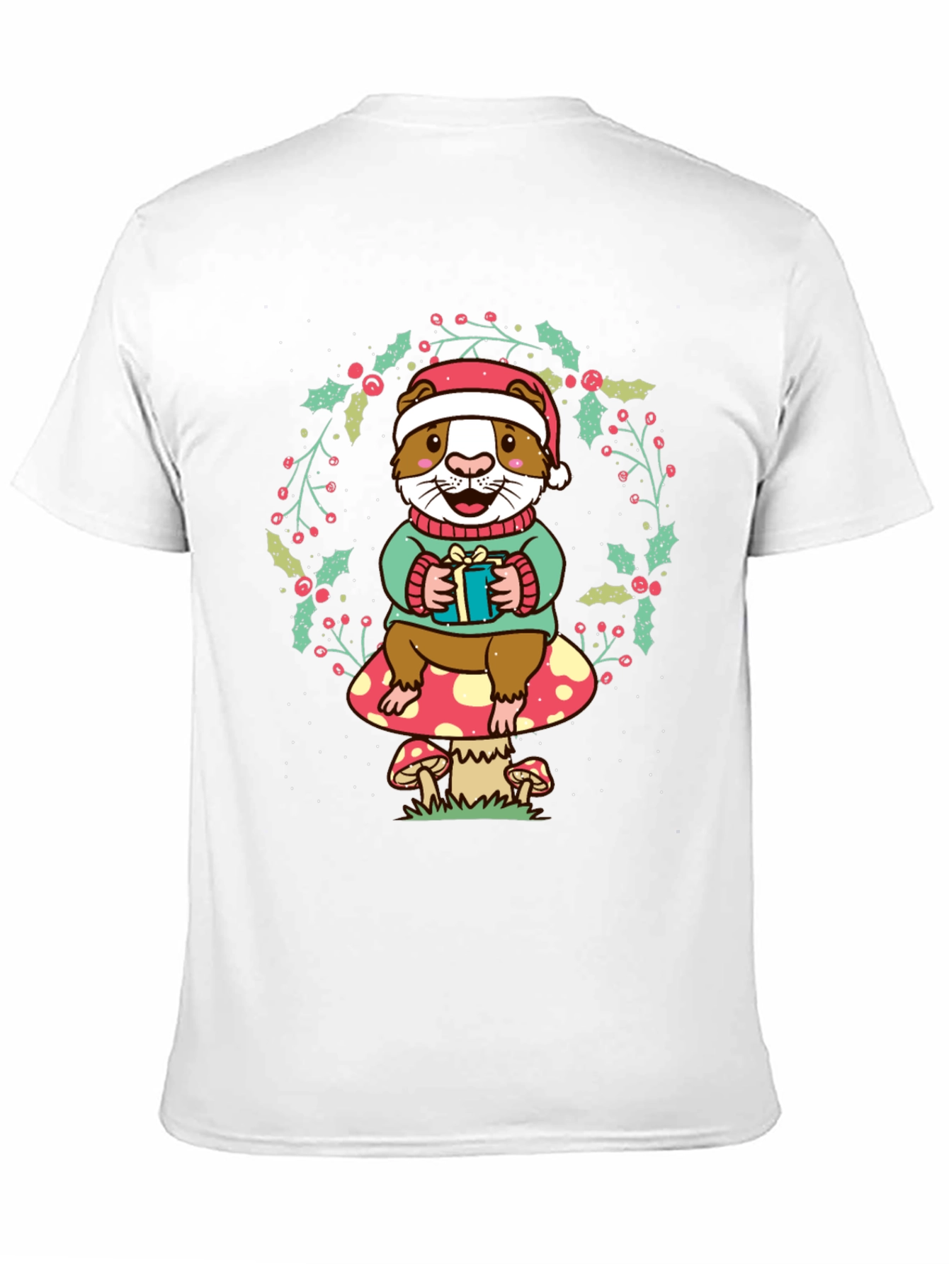 Festive Guinea Pig Christmas T-Shirt