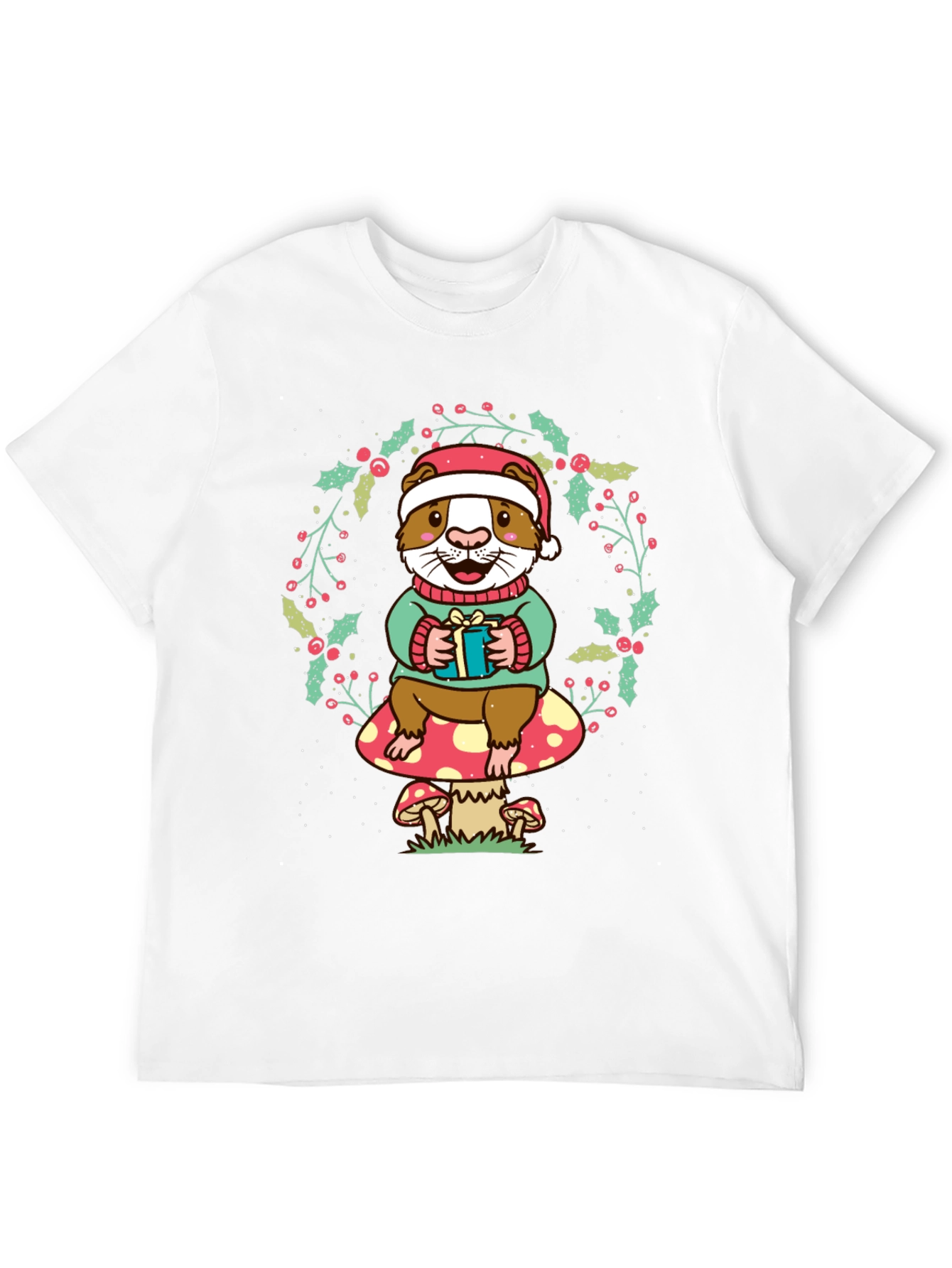 Festive Guinea Pig Christmas T-Shirt