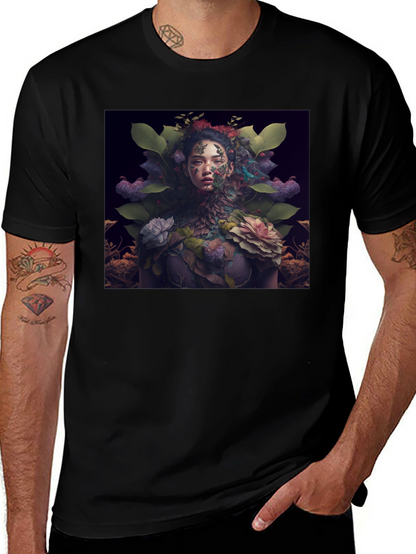 Nature Art Black T-Shirt
