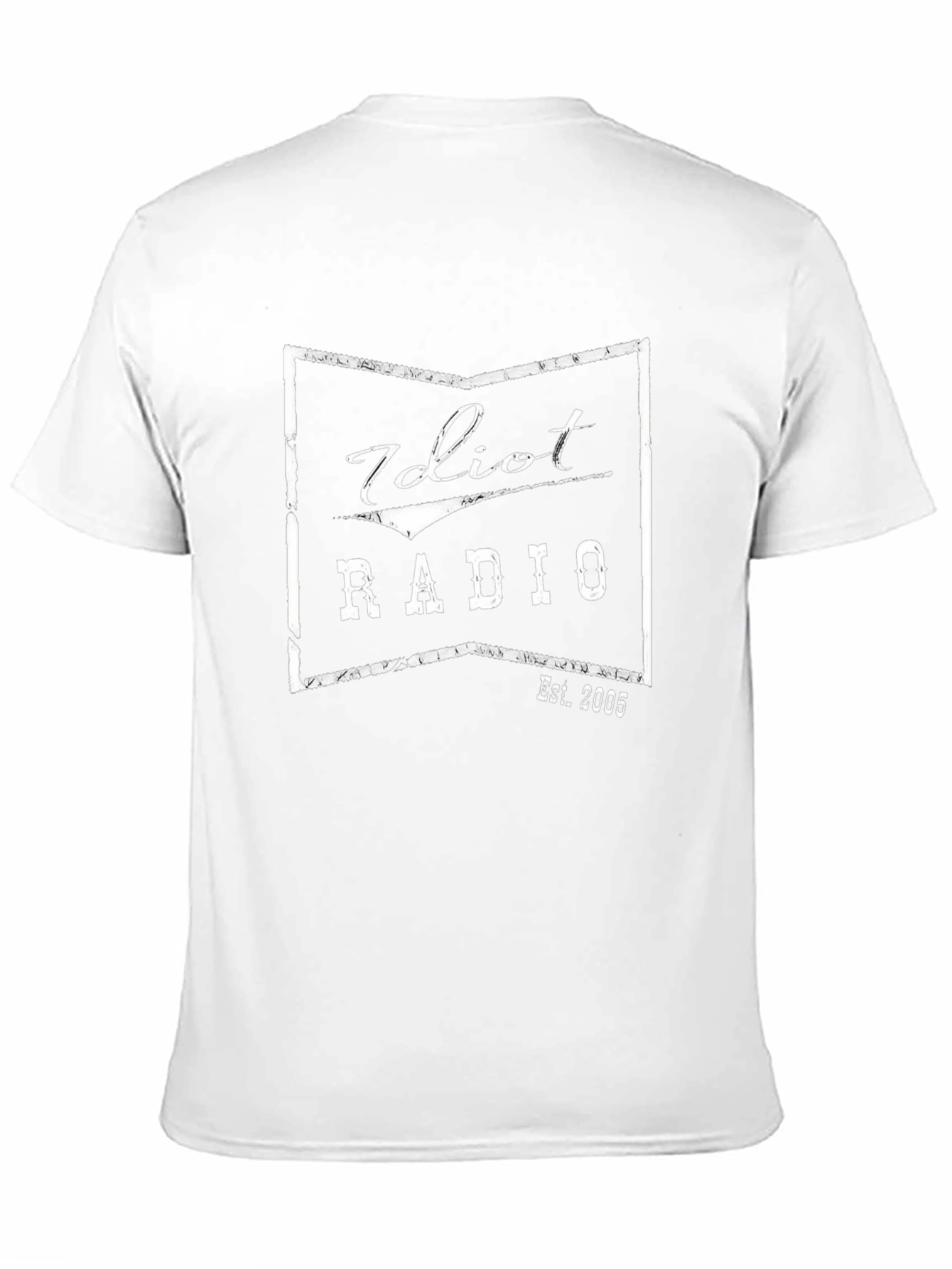 Idiot Radio Est. 2005 Black Graphic T-Shirt