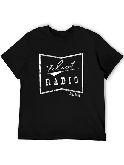 Idiot Radio Est. 2005 Black Graphic T-Shirt