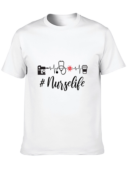 Nurse Life Graphic Tee - Black Unisex Shirt