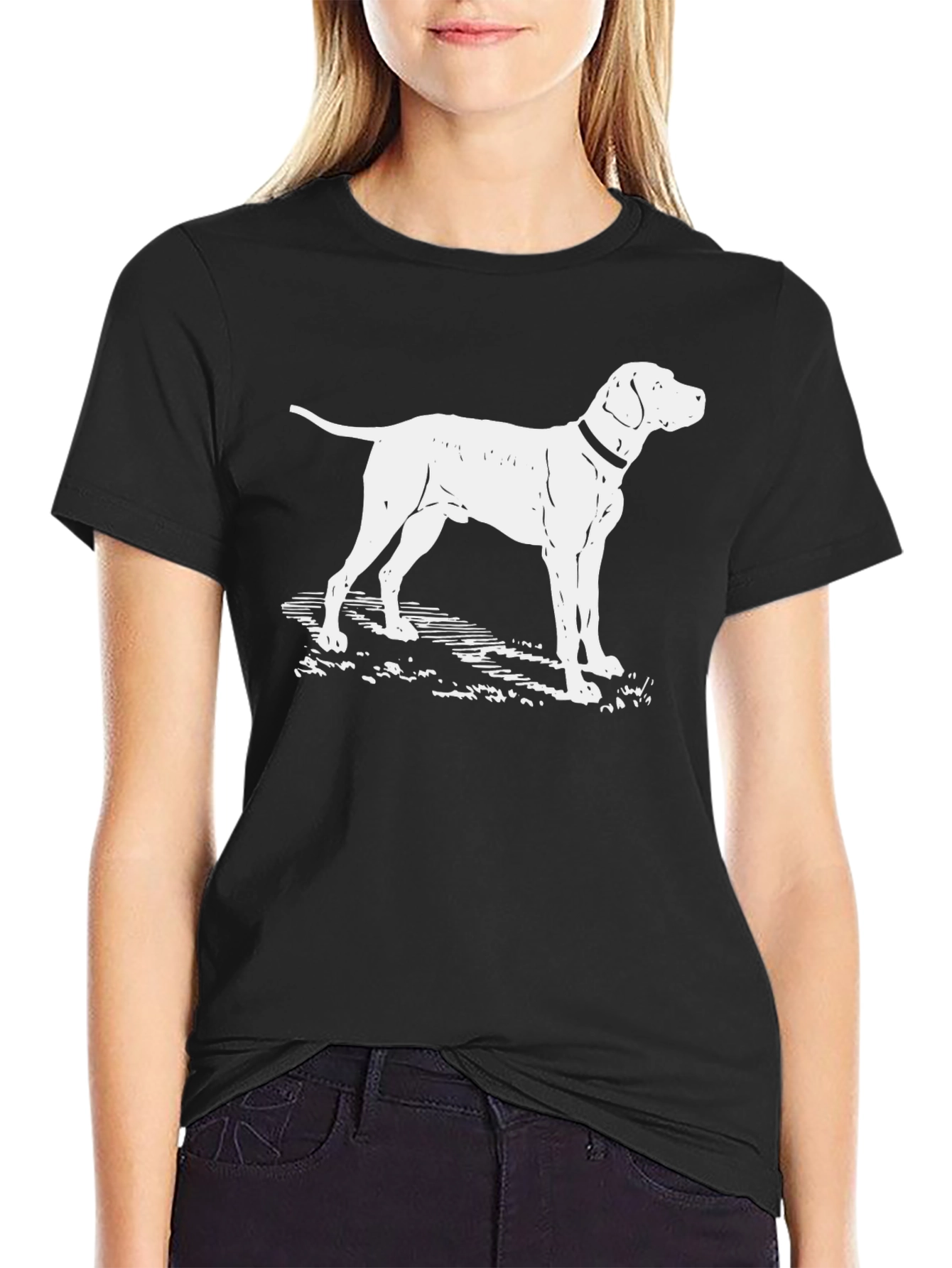 Pointer Dog Graphic Tee - Classic Style