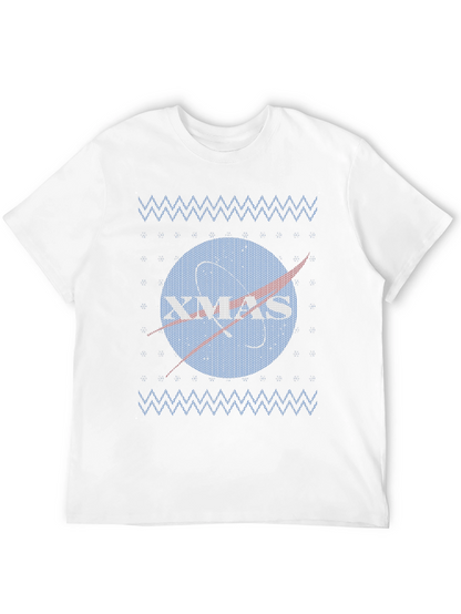 NASA Xmas Ugly Sweater T-Shirt - Space Holiday Tee