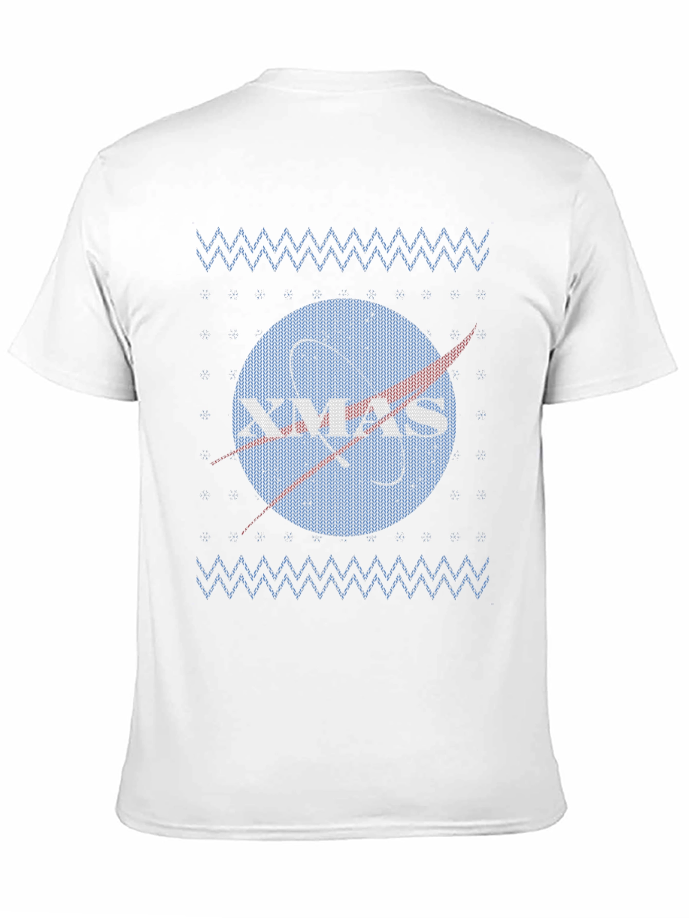NASA Xmas Ugly Sweater T-Shirt - Space Holiday Tee