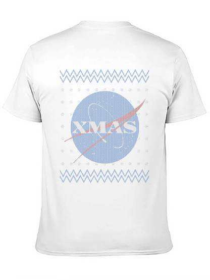 NASA Xmas Ugly Sweater T-Shirt - Space Holiday Tee