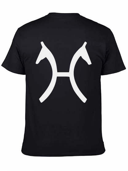 Black Horse Head Symbol Tee