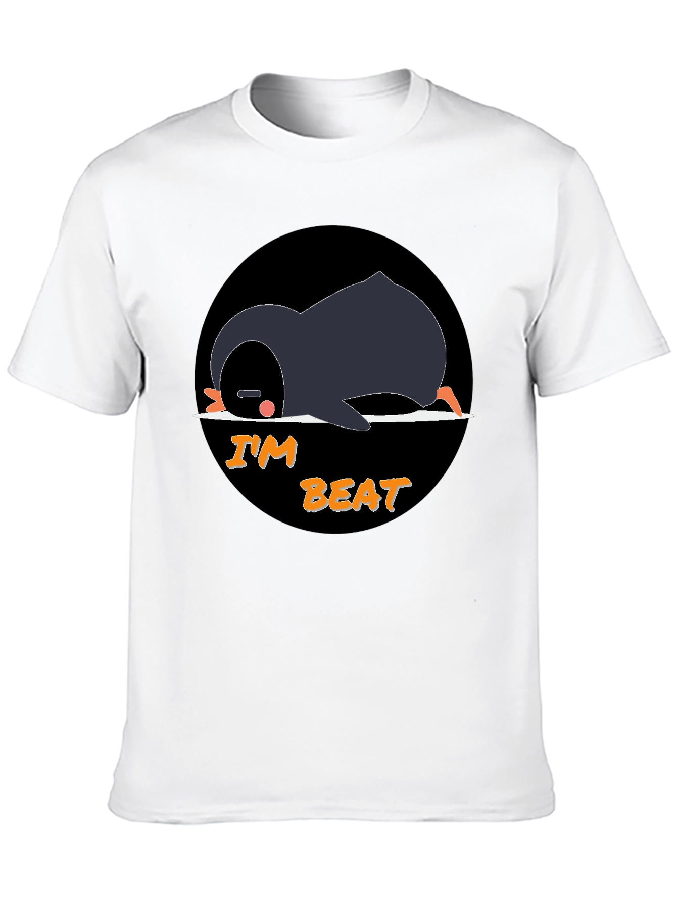 Im Beat Penguin T-Shirt - Black Cotton Tee