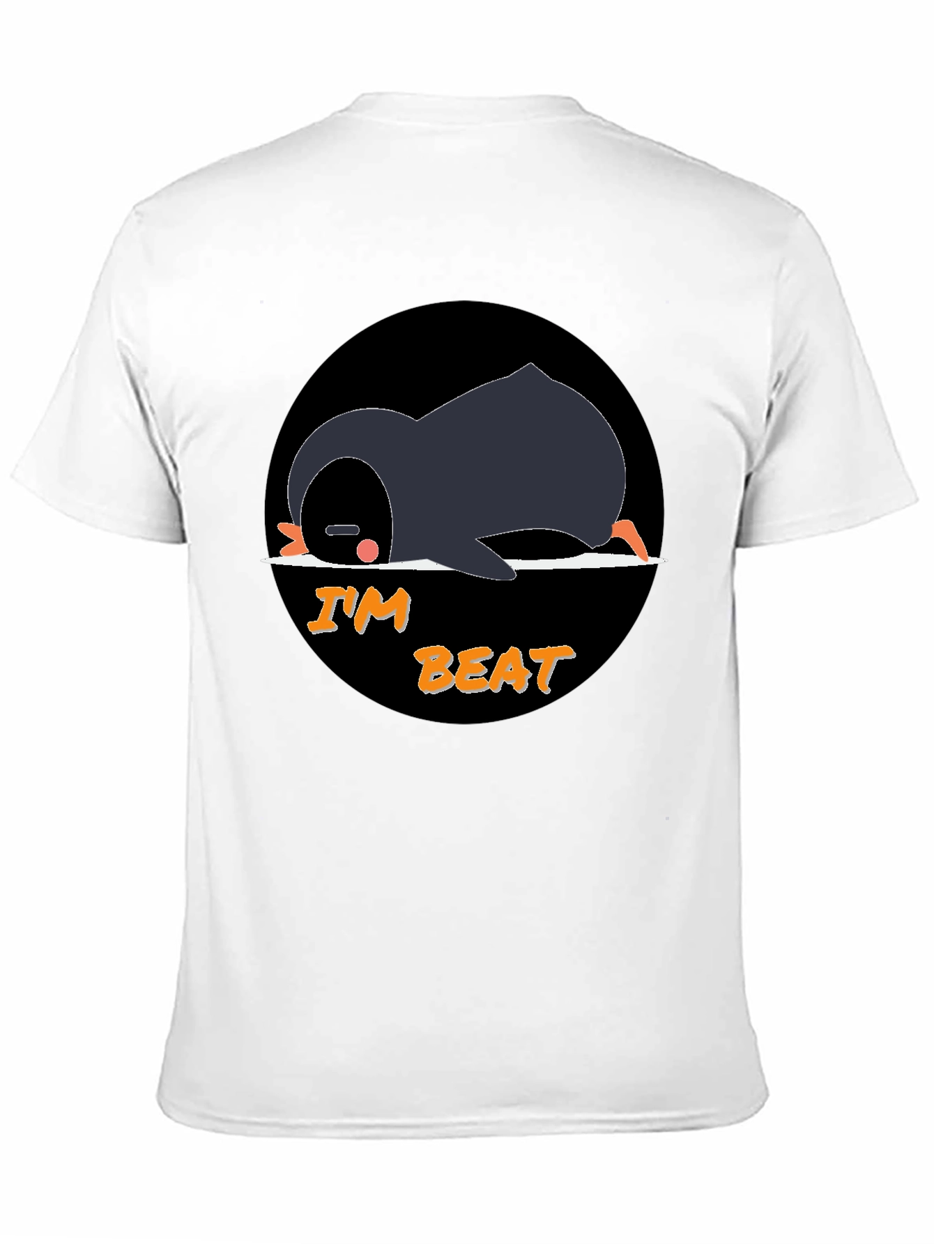 Im Beat Penguin T-Shirt - Black Cotton Tee