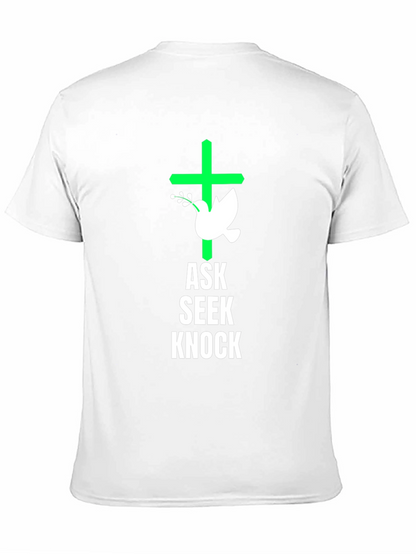 Ask Seek Knock Graphic Tee