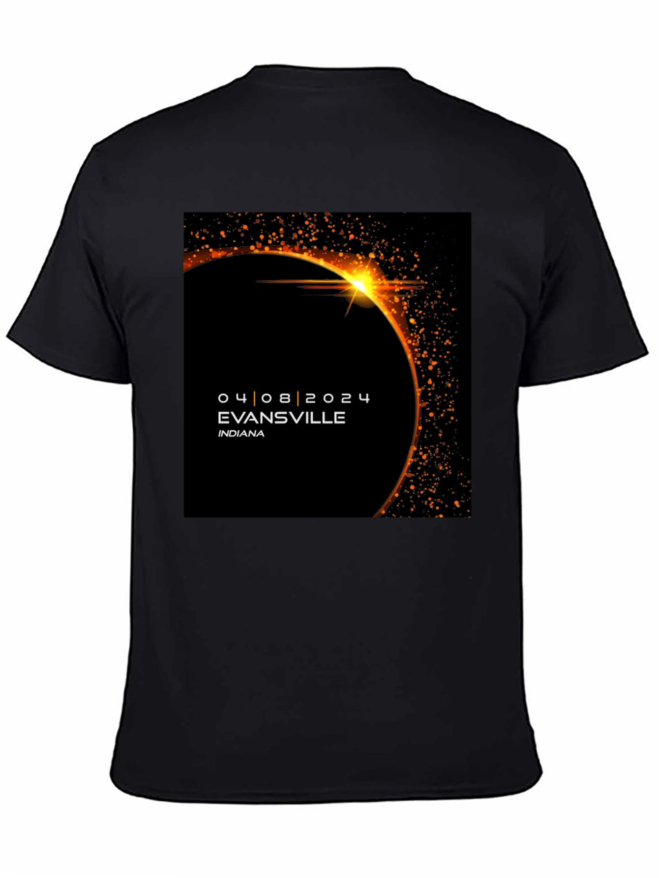 Evansville Eclipse 2024 T-Shirt - Total Solar Eclipse Souvenir