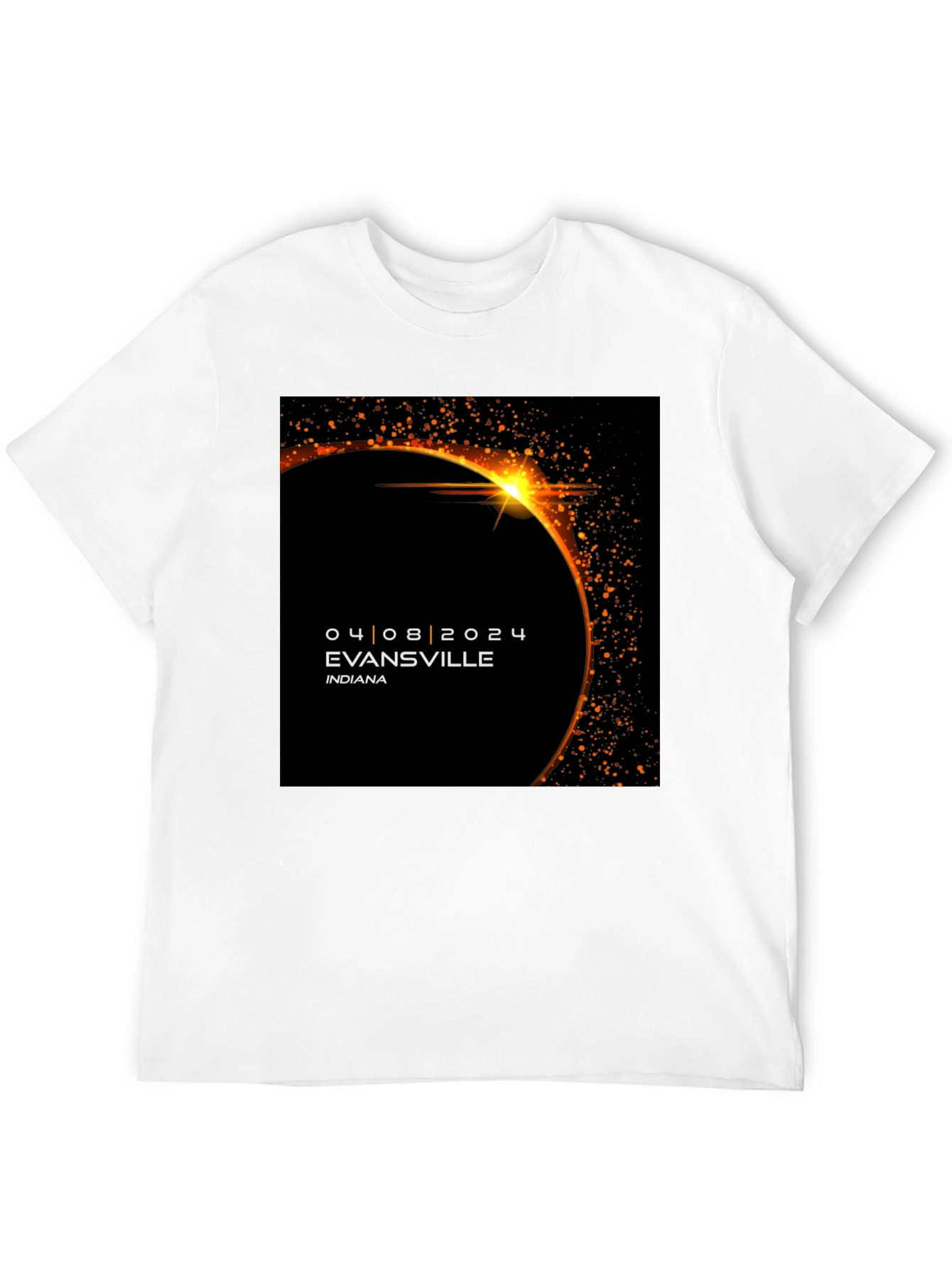 Evansville Eclipse 2024 T-Shirt - Total Solar Eclipse Souvenir