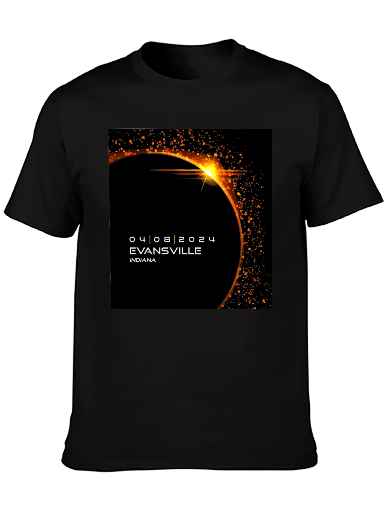 Evansville Eclipse 2024 T-Shirt - Total Solar Eclipse Souvenir