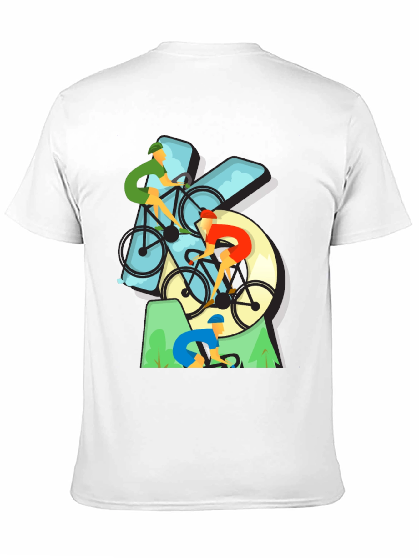 Cyclist Graphic Tee - Black