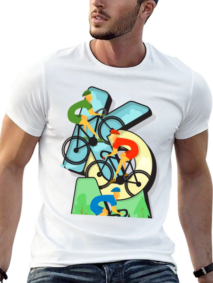 Cyclist Graphic Tee - Black