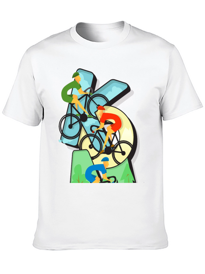 Cyclist Graphic Tee - Black
