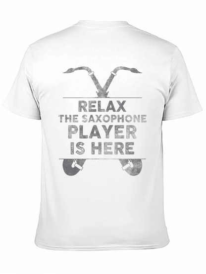 Relax Saxophone Player Novelty T-Shirt